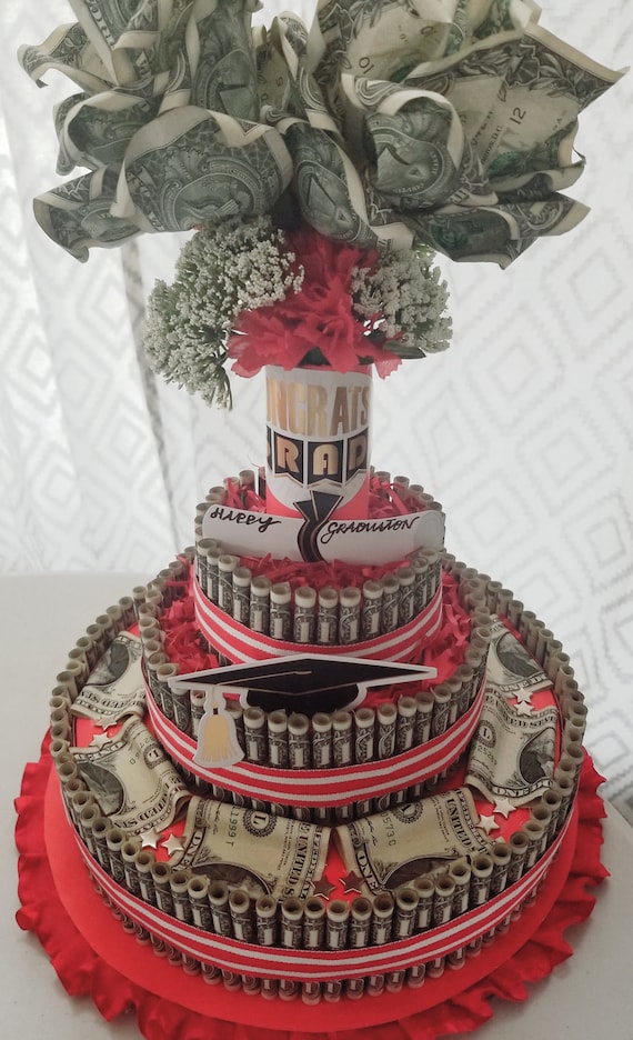 Graduation Money Cake | Etsy