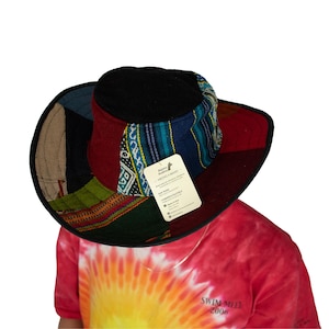 Patchwork Hut aus Bolivien | Alpaca Andina | Fair Trade Handgemacht | Bunt
