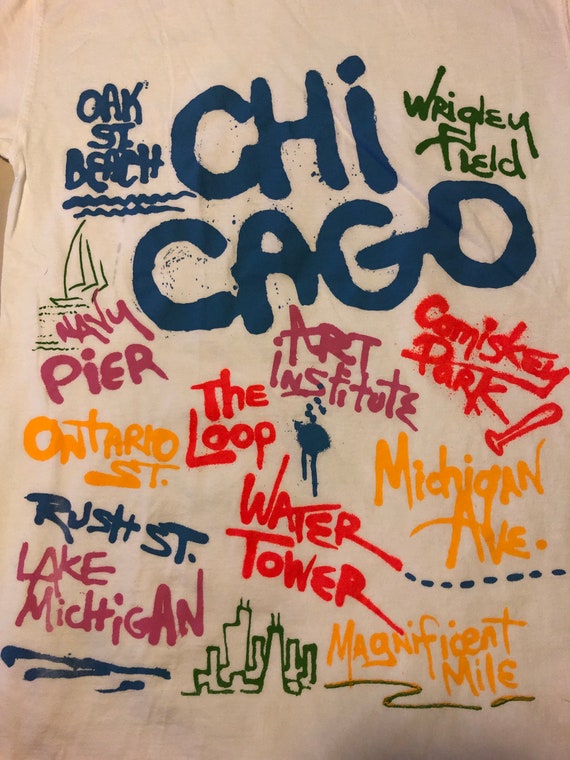 Vintage Chicago tourist T-shirt