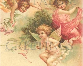 PRINTABLE Fairy Journal Cards/Fairy Tags/Scrapbook Ephemera/Shabby Chic/Fairy Print/Butterflies/Flower Fairy Postcards DIGITAL DOWNLOAD