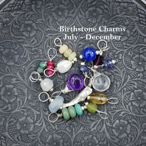 Birthstone Earrings,  Gem Birthstone Earrings,