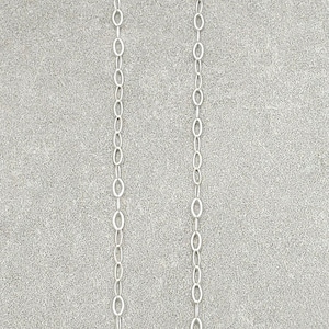 Silver Chain with pearls, Sterling Silver Chain, Silver chain for charms