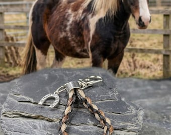 Horsehair jewelry, keychains made from your own horse's tail, animal hair jewelry