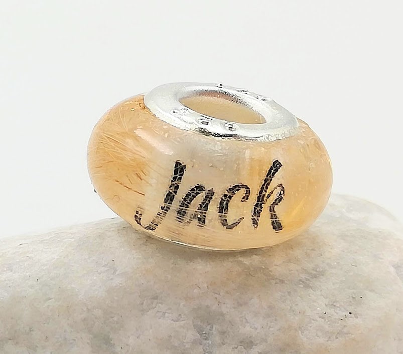 16mm Perle mit Name und Asche Haare Fell vom Haustier Hund Etsy