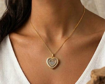 Herz, Amulett, Medaillon, Asche, Fell, Glas Anhänger, Tierhaarschmuck, DIY zum selber füllen