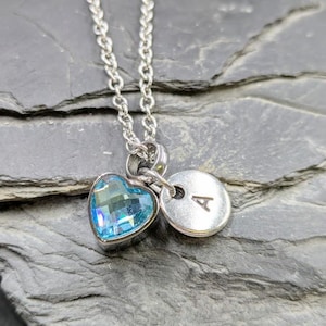 Mini Urne  zierliche Edelstahl Anhänger Christal Heart mit Kette, Asche, Ascheschmuck, Urnenschmuck, Einäscherung, Beerdigung,