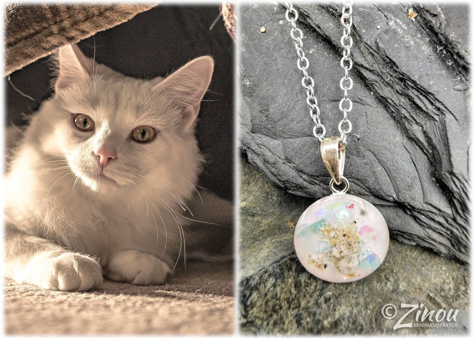 Anhänger mit Kette 12mm gefüllt mit Asche Haustier Hund Etsy