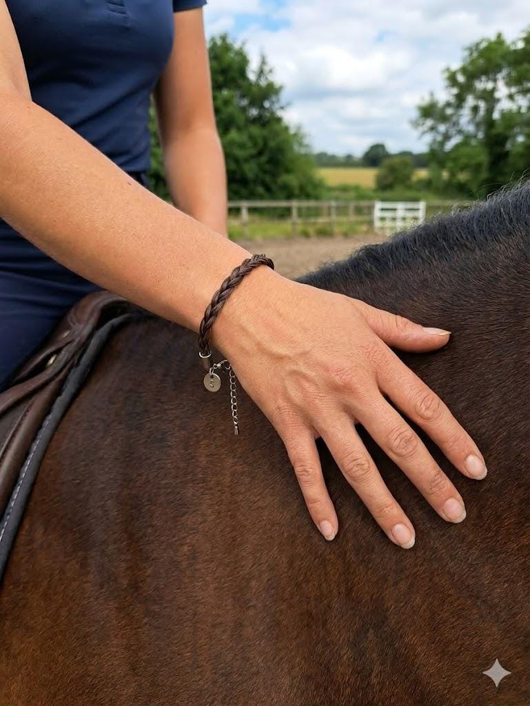 Acciaio inox oro animale cavallo braccialetto bracciale per le