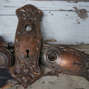 Antiker Türknauf Set, viktorianischen Tür-Hardware, Türschilder, verzierten Hardware, ausgefallene Knauf, Bauernhaus-Hardware
