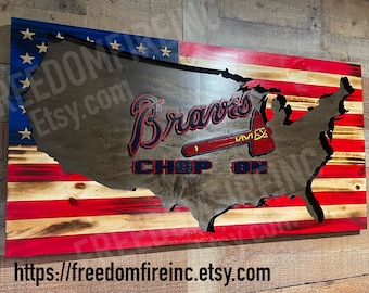 Wooden American Flag