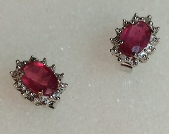 Elevate Your Elegance with Timeless Natural Red Ruby Earrings