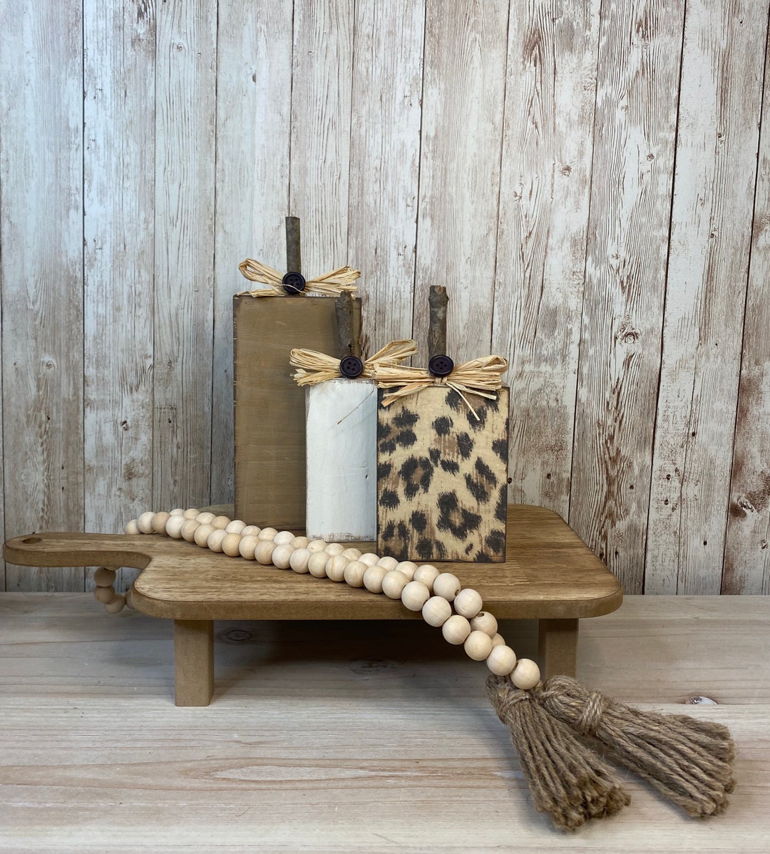 Rustic Wood Pumpkin Set/rustic Wood Pumpkins/wood Pumpkin Set - Etsy