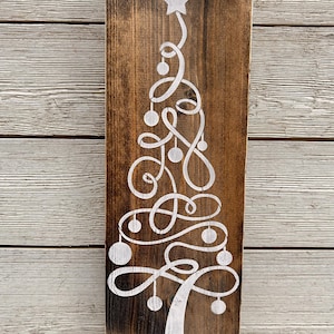 Rustic Farmhouse Christmas Tree Wood Sign/Christmas Wood Sign/Rustic Christmas Decor