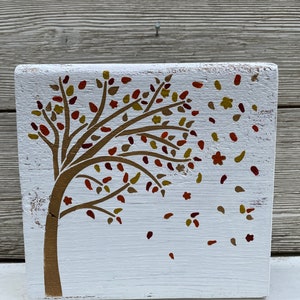 Fall Tree Wood Sign/fall Tree/fall Decor/autumn Decor/fall Home Decor ...