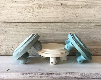 Farmhouse Wood Risers/ Wood Risers/ Candle Riser/ Tier Tray Risers