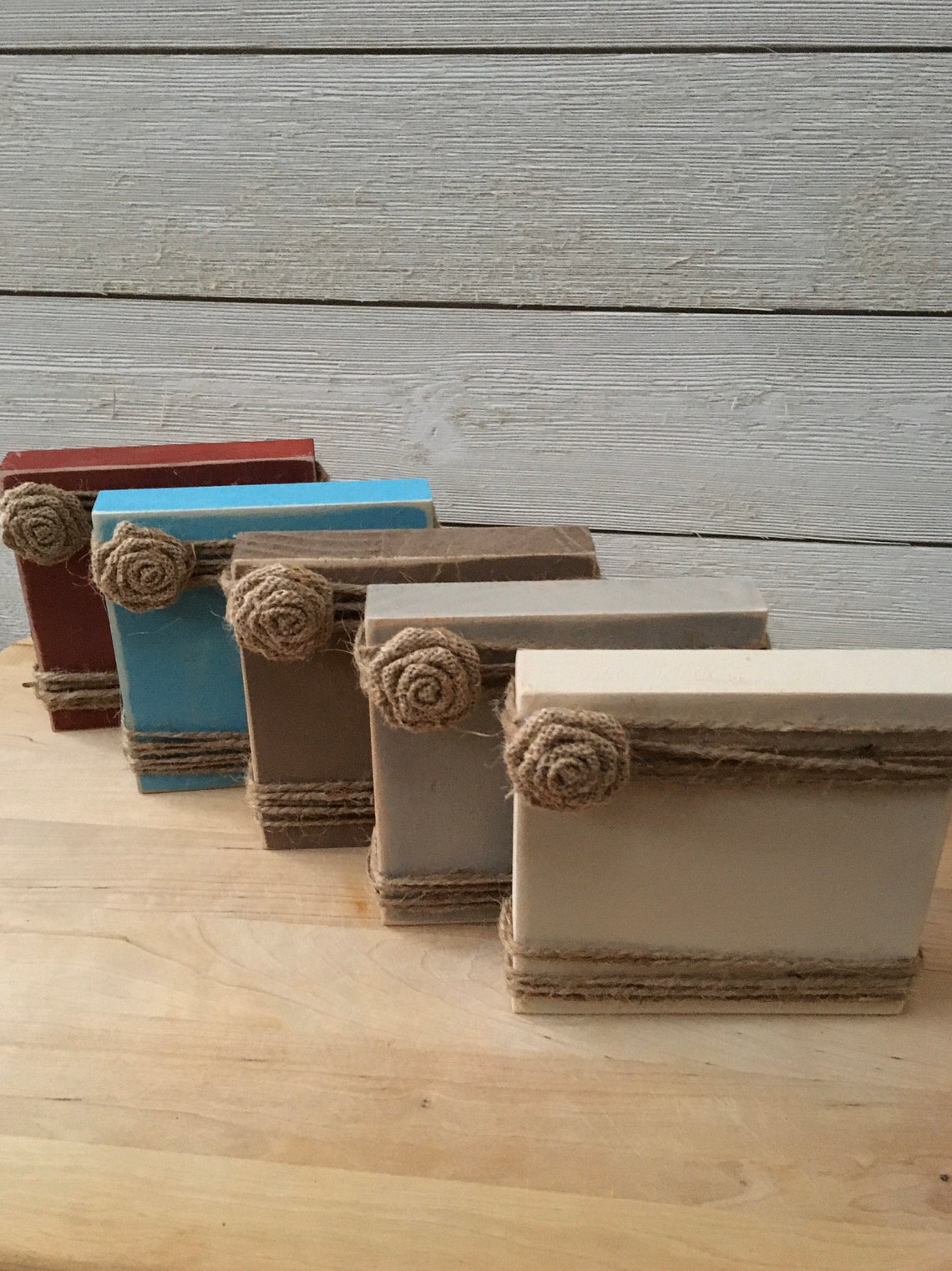 Rustic Farmhouse Wood Block Picture Frame/Farmhouse Decor/Wood Etsy