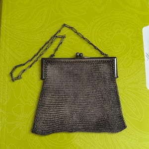 Silver Mesh Purse