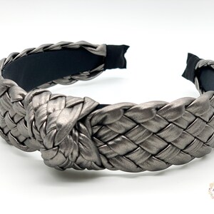 PU Leather Braided Hair Headband