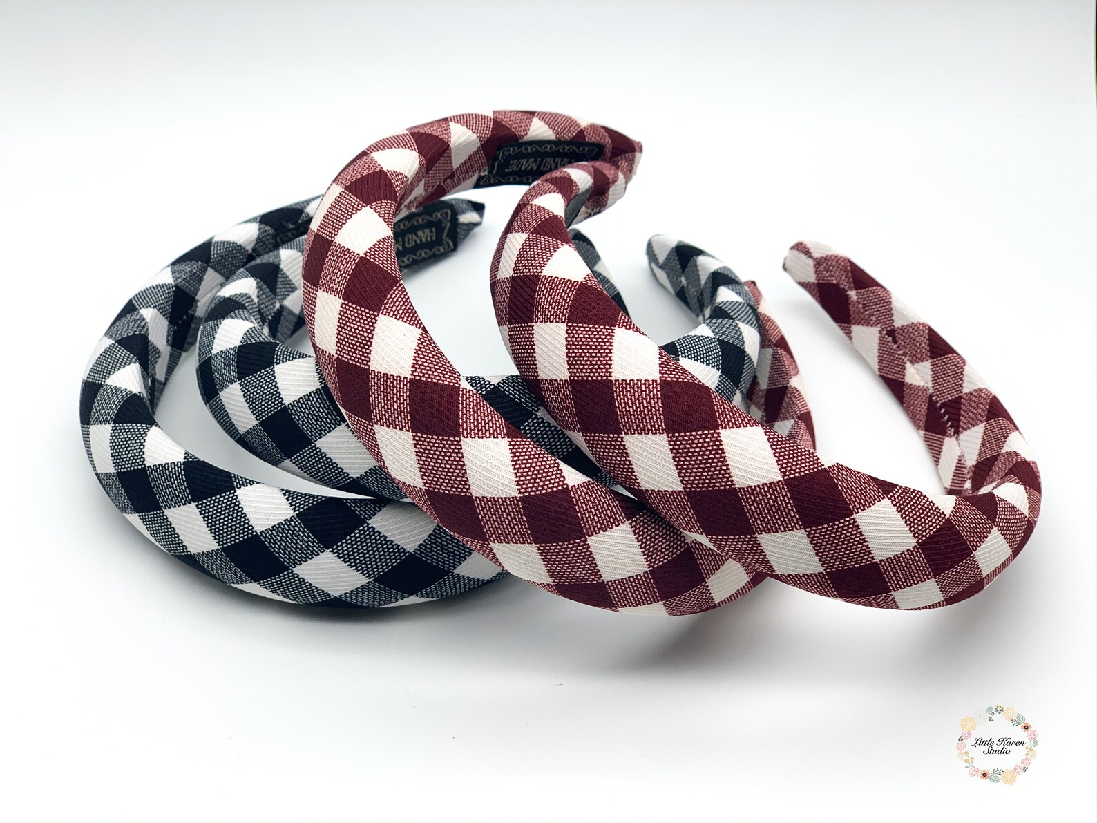 Plaid Padded Headband for Women Plaid Headband Padded Etsy UK