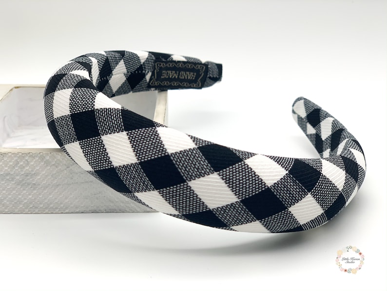 Plaid Padded Headband for Women Plaid Headband Padded Etsy