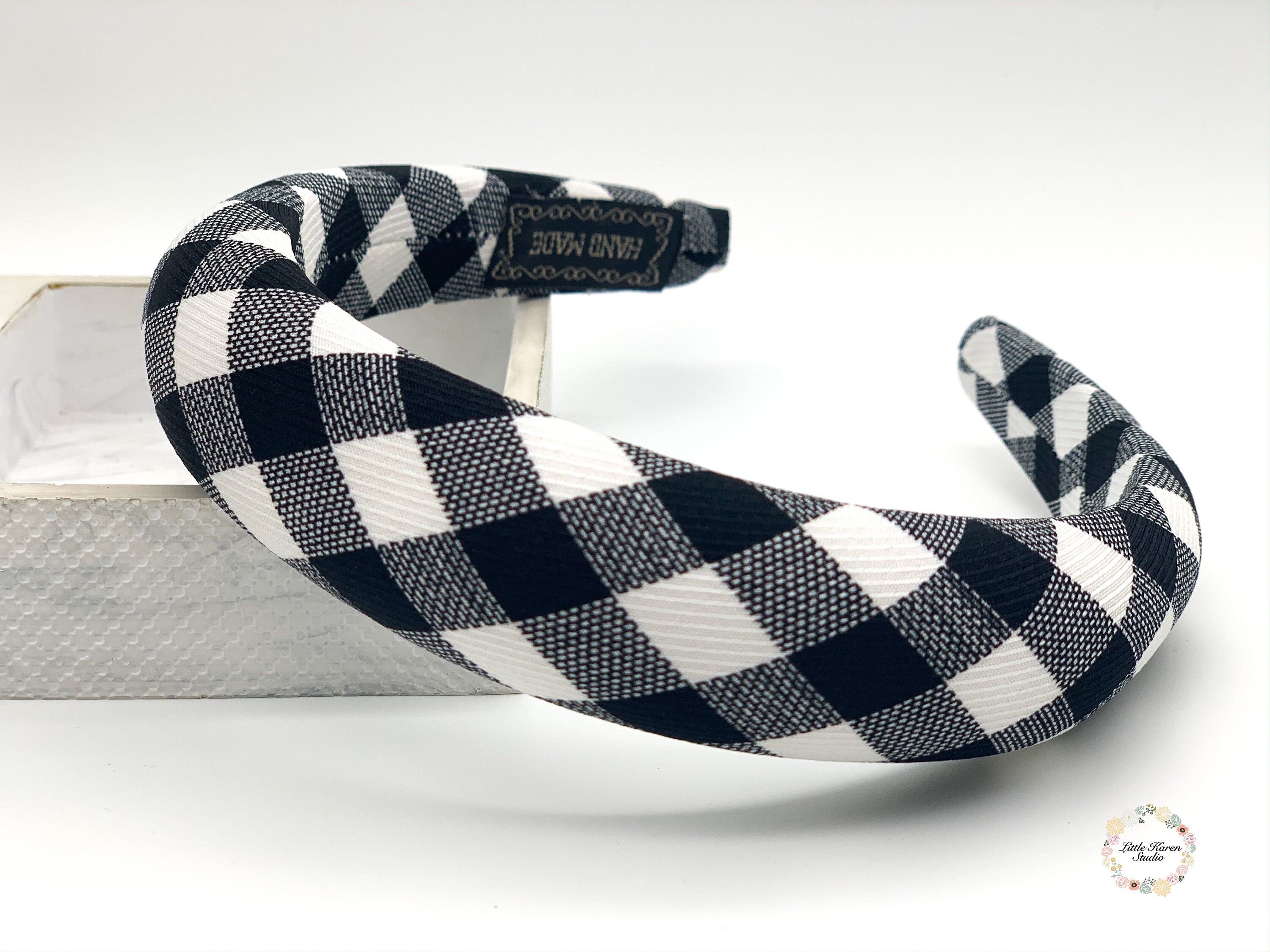 Plaid Padded Headband for Women Plaid Headband Padded Etsy UK