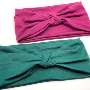 Wide headband for women, yoga running headband, Twisted headband, Twisted turban headband, headband for adults, Nurse headband