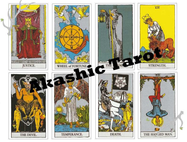 Tarot Deck Printable Tarot Deck Tarot Digital Download Tarot Cards to