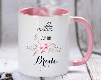 Mother of the bride Mug, Personalized Mother of the Bride Gift, Brides mom mug Custom wedding Mug Planning mug Wedding mementos wedding gift