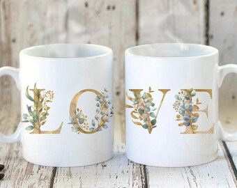Taza de amor, regalo de taza de San Valentín, taza de regalo de constelación, tazas de amor, taza personalizada, regalo de amor para ella/suЛ;
