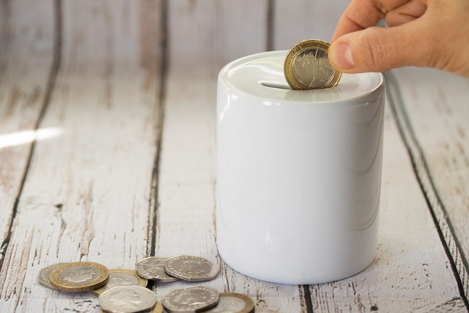 Ceramic Money Box, Customizable Coin Box, Office Gift, Tip Box