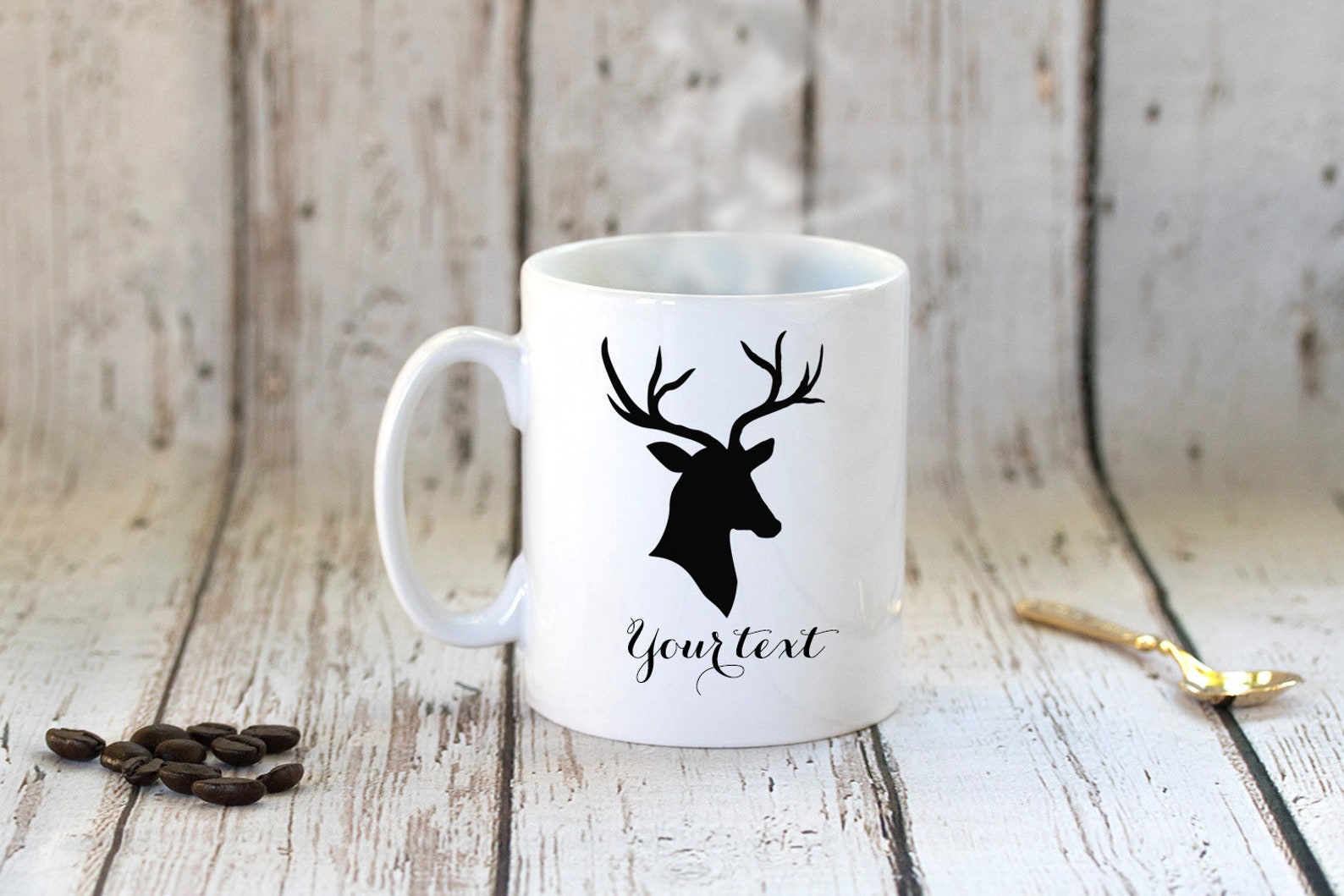 Personalized Deer Mug Dad Mug Deer Coffee Mug Deer Lovers Etsy UK