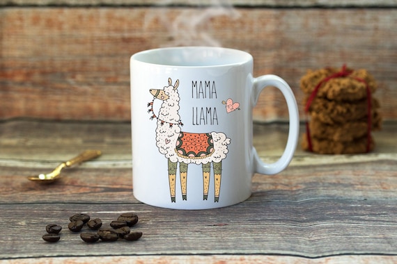Mama Llama Mug, Mother's Day Gift, Funny Mom Mug, New Mother Gift Mug, Cute Coffee Mug, Funny Llama Mug Gifts for her Personalized mummy mug