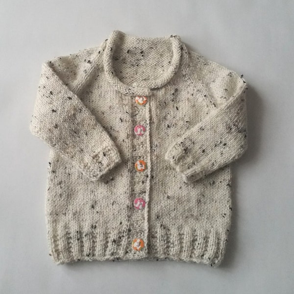 Toddler Clothing - Handknit Children's Sweater - Alpaca Sweater - Knitwear - Kids Jacket Sweater - Cardigan Sweater