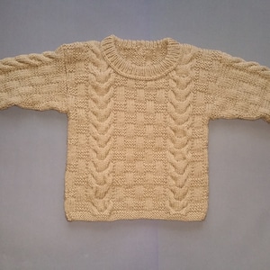 Suéter de punto para bebés - Suéter para niños pequeños - Suéter de jersey de otoño - Suéter de punto de invierno - Ropa unisex para bebés