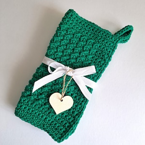 Crochet Cotton Dishcloths - Handmade Knit Kitchen Accessories - Housewarming Gift - Eco Cloths - Modern Farmhouse Design