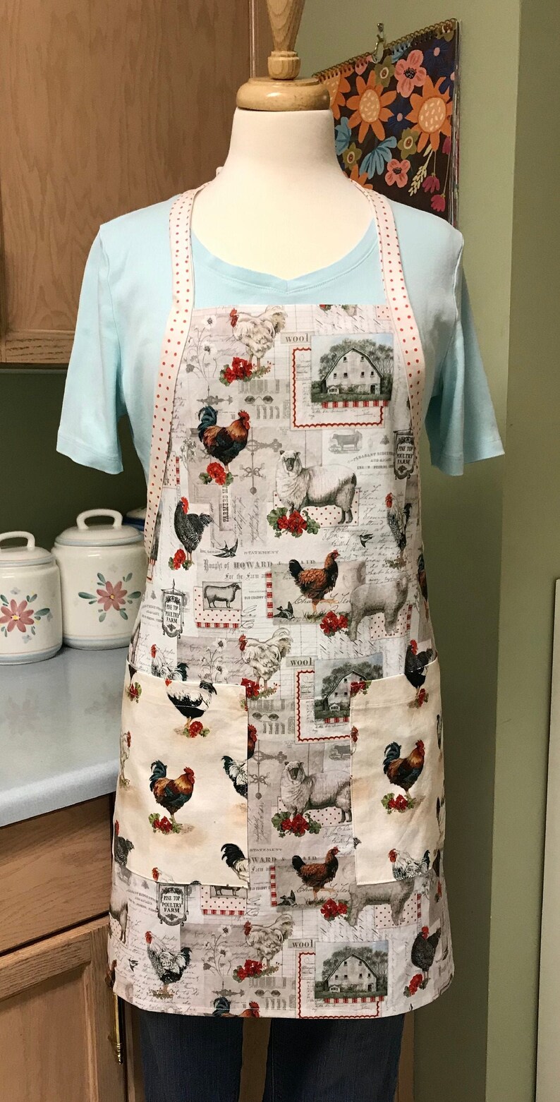 Catalana Cotton Apron Front