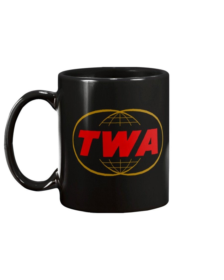 TWA Trans World Airlines Mug with Color Inside