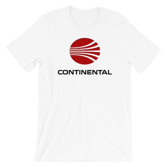 continental airlines tshirt