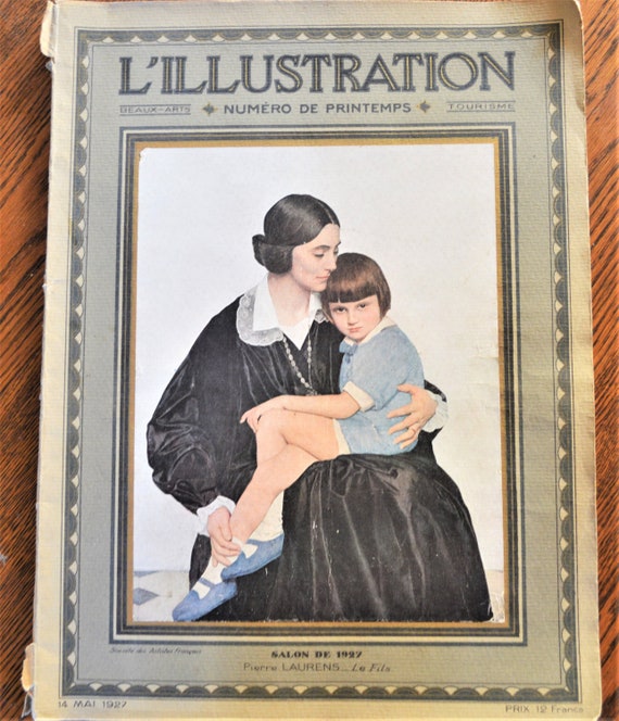 Art Deco French Magazine, L'ILLUSTRATION May 1927, Art