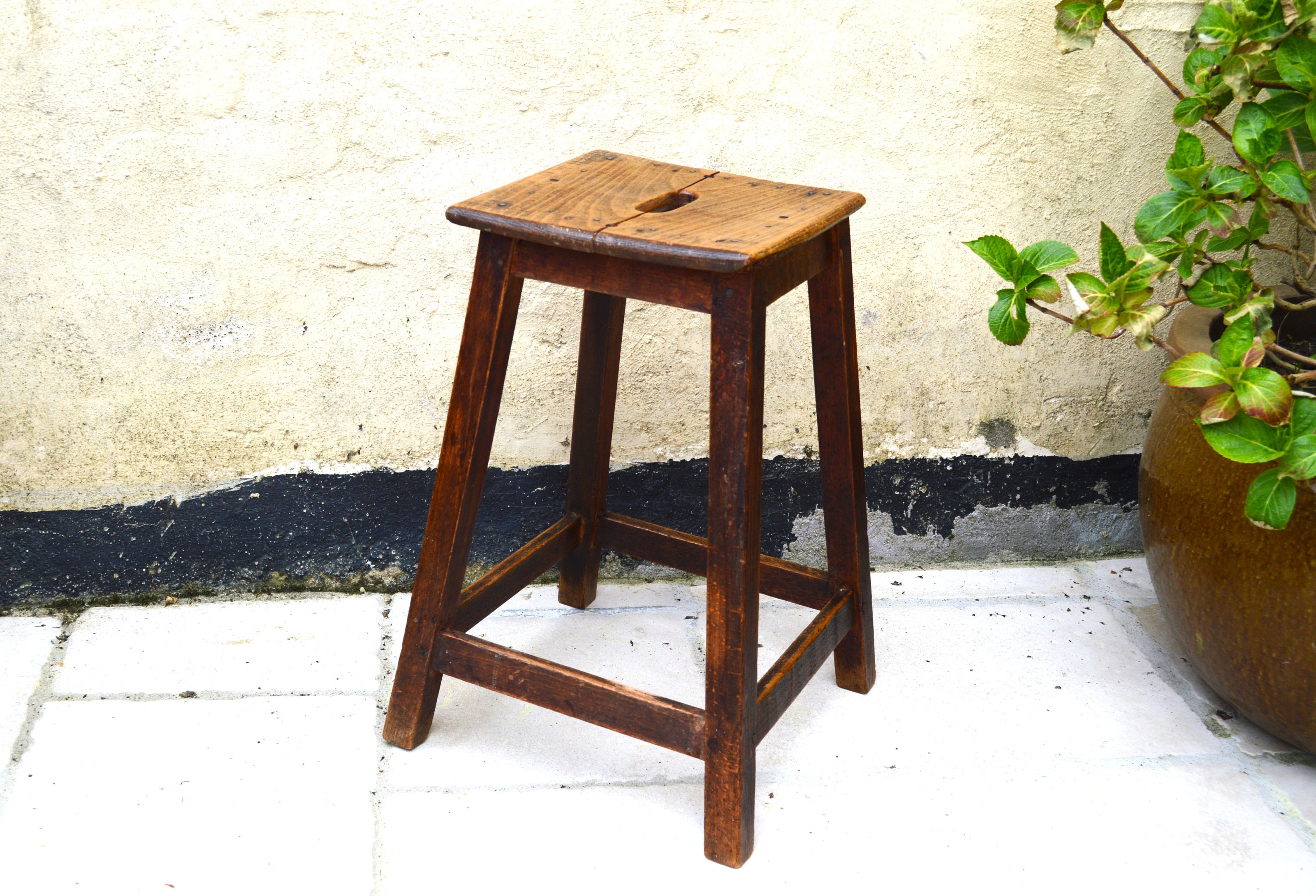tabouret En Bois Vintage,