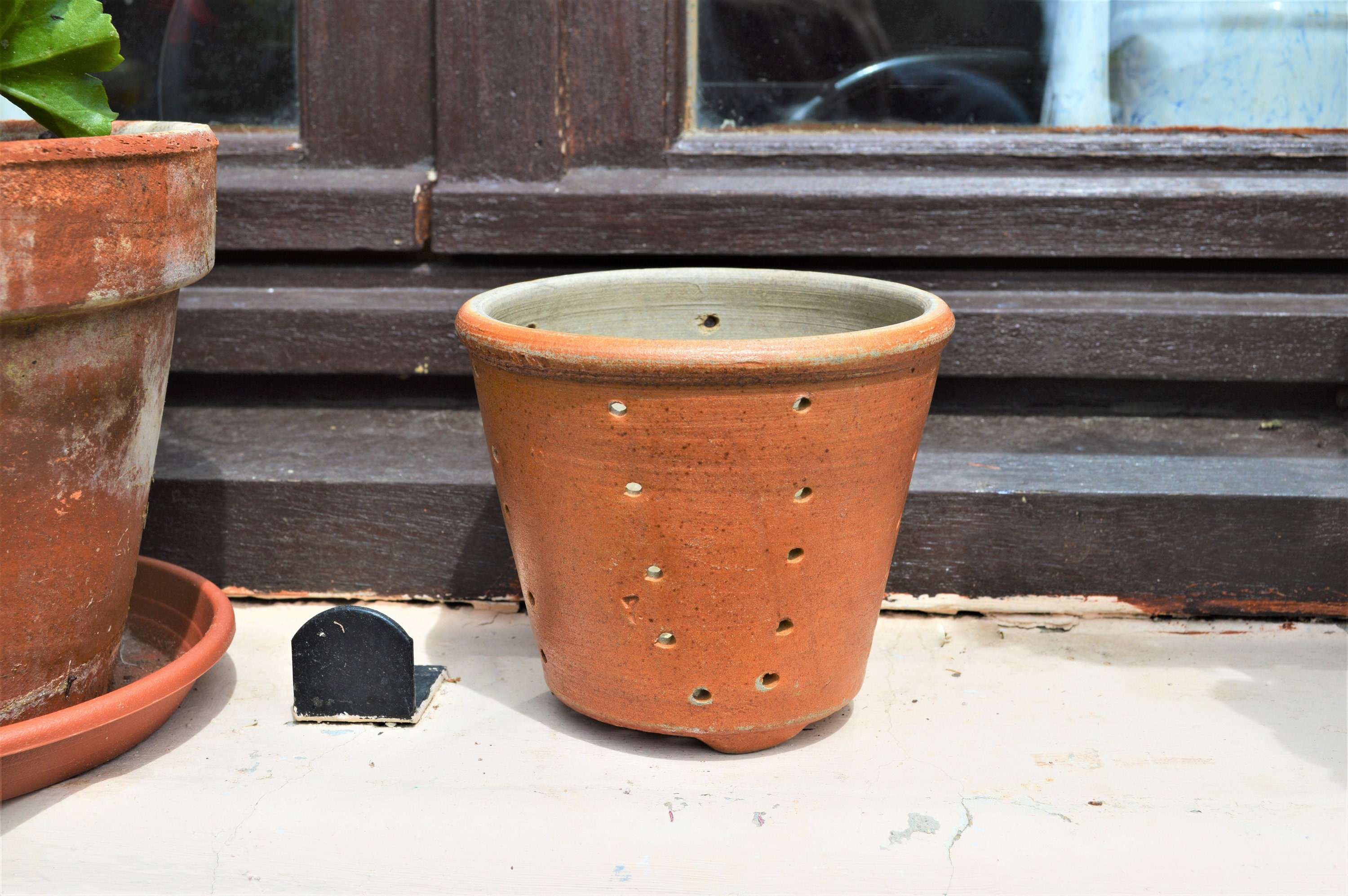 Français de Fromage en Grès, Moule Faisselle Terre Cuite, Passoire Poterie, Support Bougie, Lampe à 