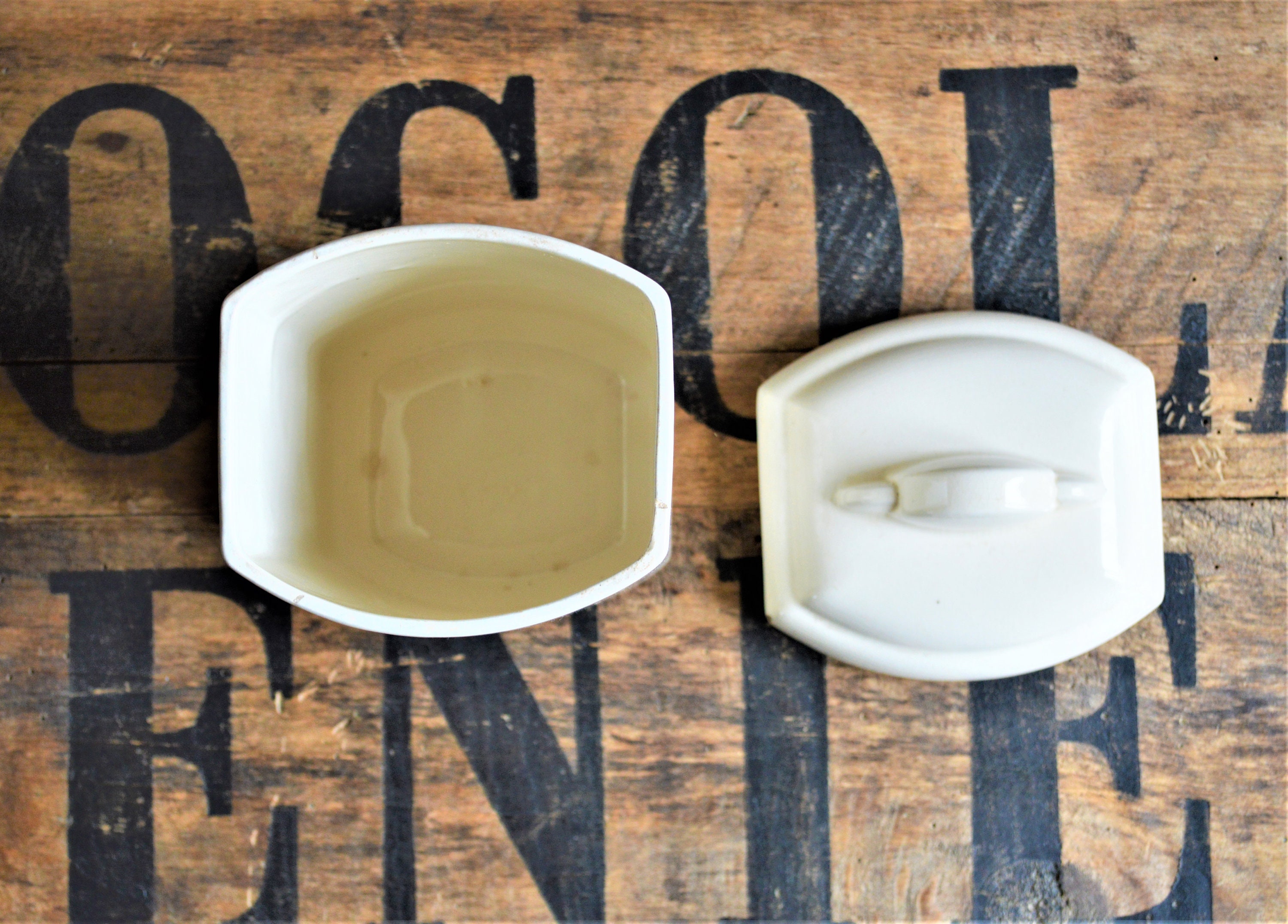 Contenedor de almacenamiento de cerámica francesa | Etsy