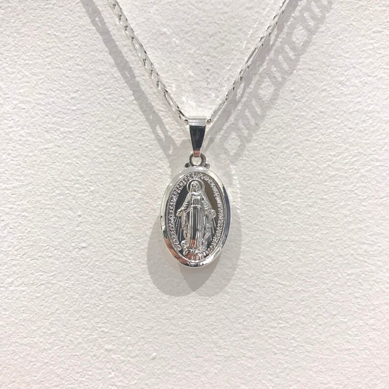 Virgin Mary Small Silver