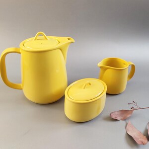 Vintage Postmodern SET Tekanna/Tekanna för ca 1,3 liter, Italien, TAITU, Toppskick, Emilio Bergamin för Taitú