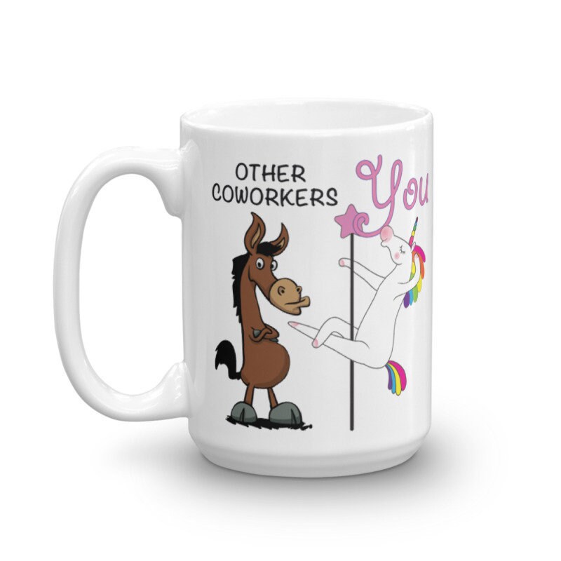 Personalized Custom Name Funny Wine Tumbler Cup Other Coworkers You Coworker Birthday Gift Unicorn Pole Dancer