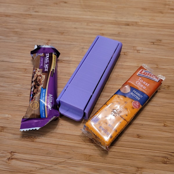 Müsliriegel Halter - Cracker Halter - Snackbar Halter - Geldbörse Snackbox - Fahrradtasche Snackhalter