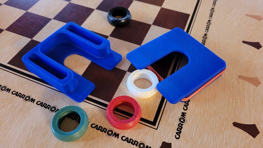 Carrom Board Set - Komplettes Spiel - 7 KG - 74 X 74cm