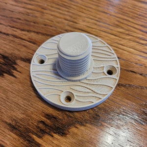 Lathe Chuck Holder - Workshop Storage Solution - Wall Mount Chuck - Right Handed 1 x 8 TPI - Spike Plate, Vacuum Drum, Scroll Chuck, Brown