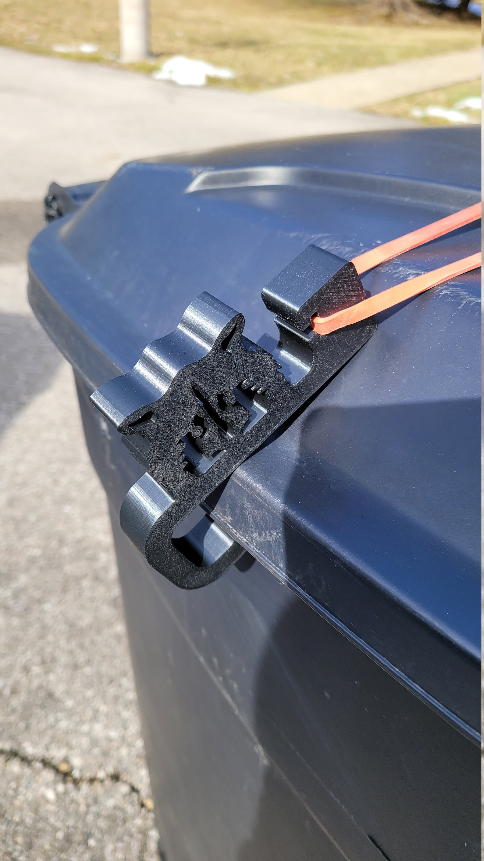 Lock for Garbage Can Critter Control Raccoon Lock Trash Can Lock