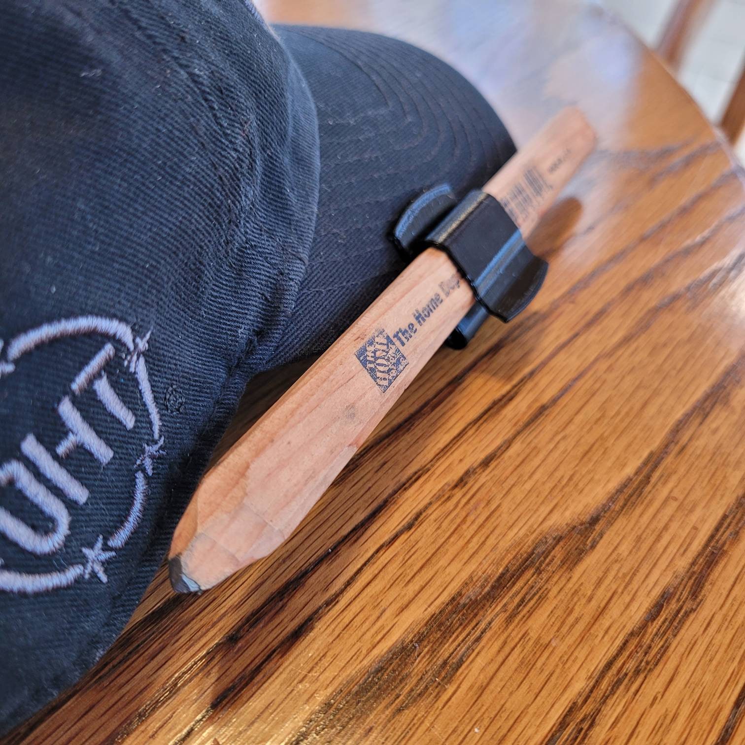 Carpenter Pencil Holder for Cap Construction Organizer Hat Pencil Clip